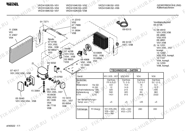 Схема №1 VKD4002 с изображением Крышечка Bosch 00055040