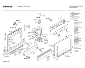 Схема №2 SN33200 с изображением Передняя панель для посудомойки Siemens 00285185