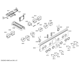 Схема №3 HCE543250B с изображением Ручка переключателя для плиты (духовки) Bosch 00620358