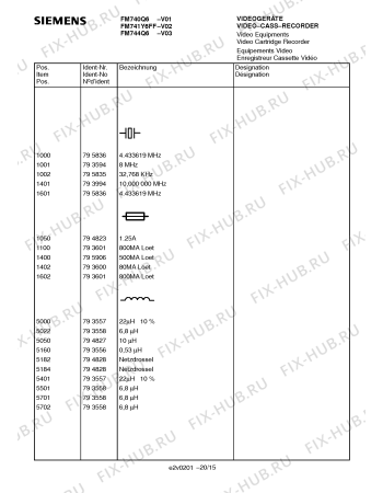 Схема №14 FM741Y6FF с изображением Модуль для телевизора Siemens 00759748