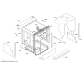 Схема №5 SMV50M60EU с изображением Панель управления для электропосудомоечной машины Bosch 00704453