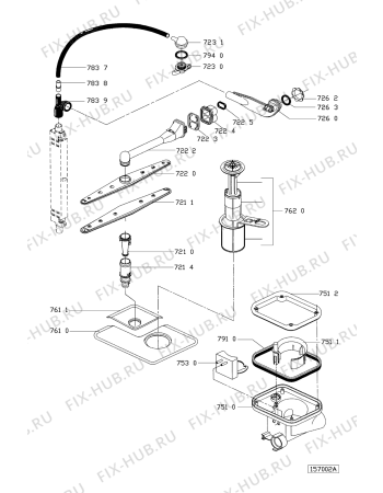 Схема №4 ADG 931/2 AV с изображением Микропереключатель для посудомойки Whirlpool 481990501166