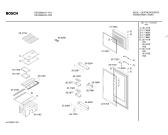 Схема №2 KSV2960 с изображением Панель управления для холодильника Bosch 00356466