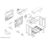 Схема №4 HBB42C350E с изображением Блок подключения для плиты (духовки) Bosch 00618771