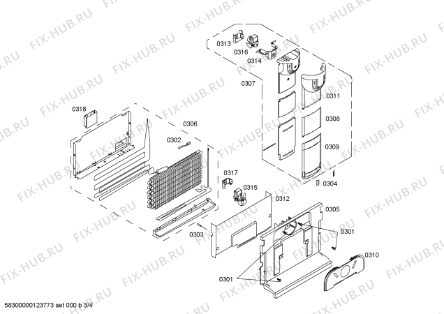 Схема №3 P1KCR4301D с изображением Дверь для холодильника Bosch 00242145