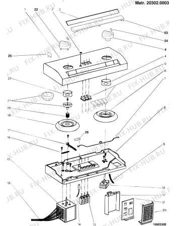 Схема №3 WT600WRA (F005377) с изображением Обшивка для стиральной машины Indesit C00038853