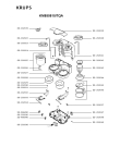 Схема №1 KM850810/7QA с изображением Выключатель для электрокофеварки Krups SS-202036