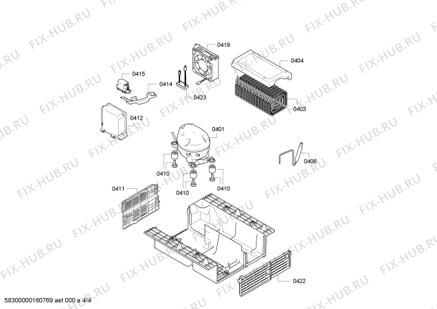 Схема №4 KIR25P60L с изображением Модуль для холодильной камеры Bosch 00679267