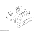 Схема №4 SL65E331EU с изображением Набор кнопок для посудомойки Bosch 00600475