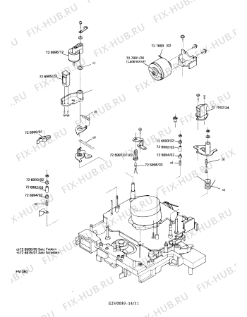 Взрыв-схема видеотехники Siemens FM350763 - Схема узла 11