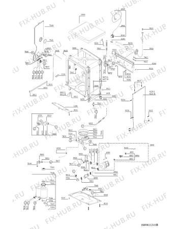 Схема №3 ADL 931 WH с изображением Микрофильтр для посудомойки Whirlpool 481240478398