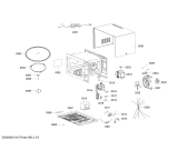 Схема №2 HMT84M460 с изображением Панель управления для микроволновки Bosch 00669308