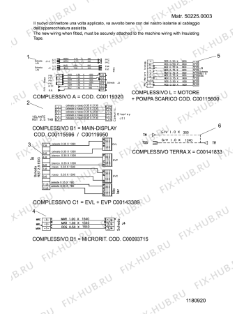 Схема №3 WIXE127UKTEV (F051412) с изображением Инструкция по обслуживанию для стиралки Indesit C00256196