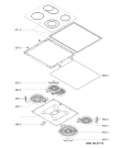 Схема №1 AKT 157 IX с изображением Керамическая поверхность для духового шкафа Whirlpool 481010527689