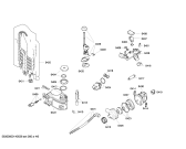 Схема №4 SGS44E28EU с изображением Панель управления для электропосудомоечной машины Bosch 00662625
