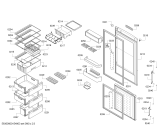 Схема №2 KGE36AW20R A+ с изображением Дверь для холодильника Bosch 00711778