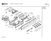 Схема №3 E1583S1 MEGA 1581 с изображением Панель управления для плиты (духовки) Bosch 00351093