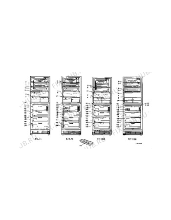 Взрыв-схема холодильника Unknown TR1168 - Схема узла C10 Interior