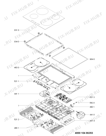 Схема №1 ACM 910/NE с изображением Затычка для электропечи Whirlpool 481010477714