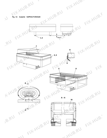 Взрыв-схема холодильника Carrier PRACTOR1585G - Схема узла Accessories