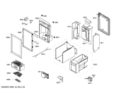 Схема №4 G7261X0 с изображением Вставная полка для холодильной камеры Bosch 00677040