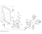 Схема №4 SN55E208EU TP3 с изображением Пружина для посудомоечной машины Bosch 00626665