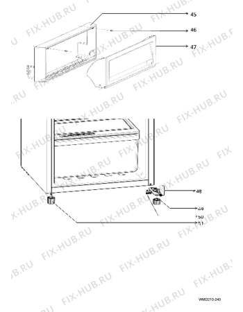 Схема №5 WMD 210 SL с изображением Поверхность для холодильника Whirlpool 482000024249