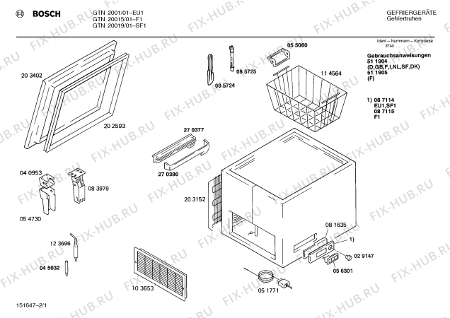 Схема №2 GTN20015 GTN2001 с изображением Панель для холодильника Bosch 00087115