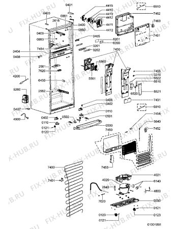 Схема №1 ARC4178IX1 (F090350) с изображением Наставление для холодильника Indesit C00346124