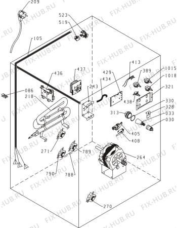 Схема №1 041.977 0 (635112, SP601/210) с изображением Электролиния для стиральной машины Gorenje 139557