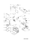 Схема №1 PCCI 502161 A с изображением Обшивка для плиты (духовки) Whirlpool 481010585349