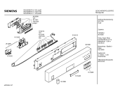 Схема №4 SE34A233SK с изображением Панель управления для посудомойки Siemens 00366901