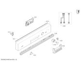 Схема №5 SN53D501EU с изображением Панель управления для посудомойки Siemens 00741745