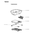 Схема №1 TD4000K0/26A с изображением Корпусная деталь для электровесов Tefal TS-07008940