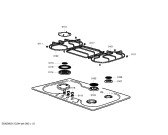 Схема №2 ER11952TI с изображением Рассекатель горелки для плиты (духовки) Siemens 00602614
