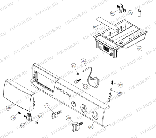 Взрыв-схема стиральной машины Gorenje W6241 CE   -White (900003238, WM44A) - Схема узла 04