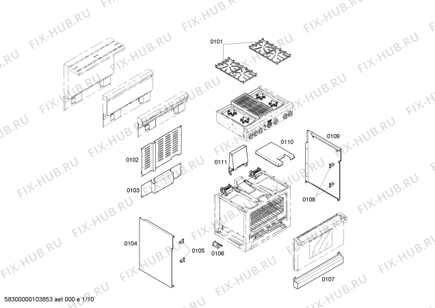 Схема №6 PDR364GLZS с изображением Тепловой экран для духового шкафа Bosch 00440376