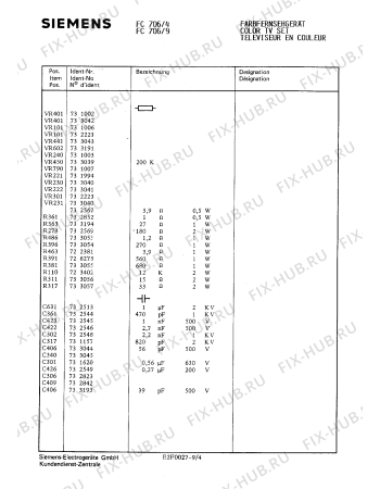 Взрыв-схема телевизора Siemens FC7069 - Схема узла 05