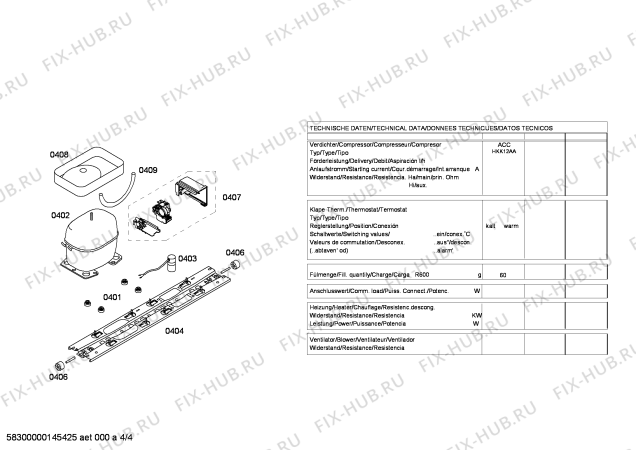 Схема №3 X5KXNSM402 с изображением Контейнер для холодильника Bosch 00681540