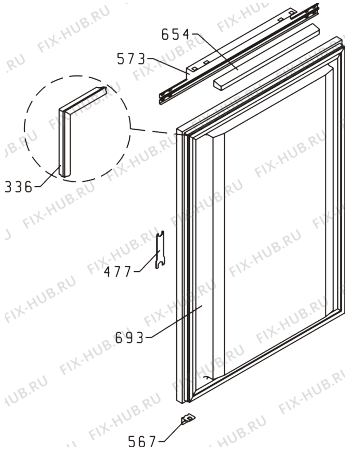 Взрыв-схема холодильника Atag KD5088CUU/A01 (645659, ZODI1186) - Схема узла 02