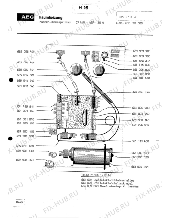 Взрыв-схема посудомоечной машины Aeg WAERMESP WSP 309H - Схема узла Section1