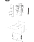 Схема №2 DEP909P с изображением Панель для плиты (духовки) DELONGHI 0329E058