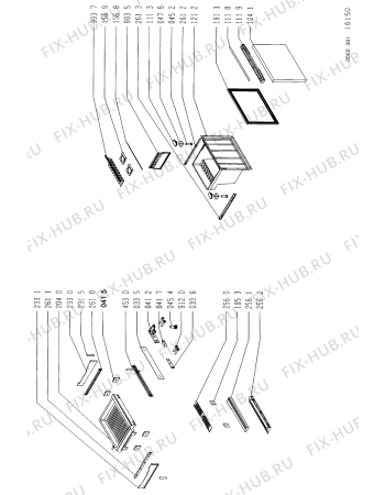 Схема №2 ARL 094/G с изображением Дверца для холодильной камеры Whirlpool 481945298978
