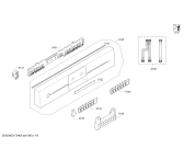 Схема №3 SN25M880GB, Made in Germany с изображением Передняя панель для посудомойки Siemens 00740020