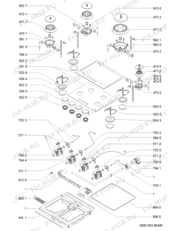 Схема №1 AKM441TI (F091852) с изображением Инструкция по эксплуатации для духового шкафа Indesit C00362441