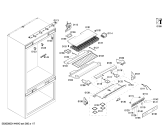 Схема №5 B36IT71NNP с изображением Ремкомплект для холодильной камеры Bosch 00685207