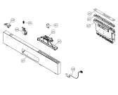 Схема №1 D3250 AU   -Titanium FI (900001212, DW20.3) с изображением Отделка для электропосудомоечной машины Gorenje 196118