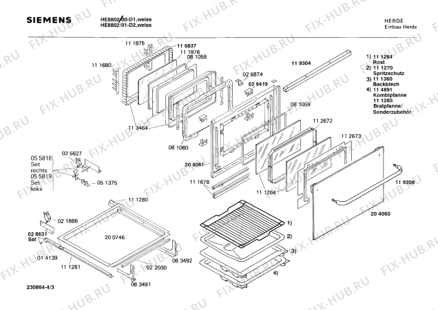Схема №2 HE880416 с изображением Инструкция по эксплуатации для электропечи Siemens 00513656
