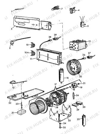 Взрыв-схема комплектующей Marijnen CMK12RD - Схема узла Electrical equipment