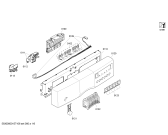 Схема №3 SRS45T78EU с изображением Передняя панель для электропосудомоечной машины Bosch 00670241